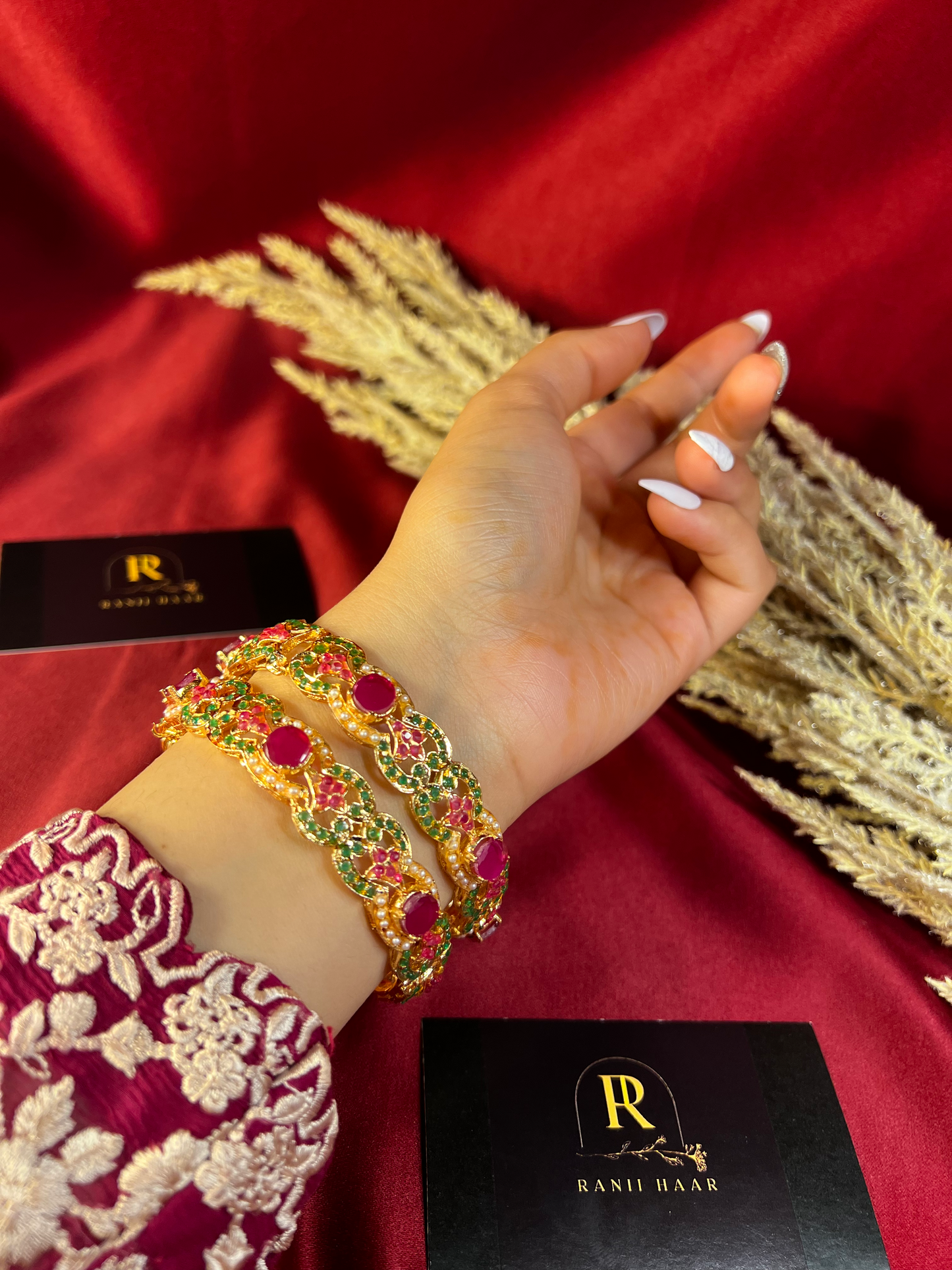 Komal Bangles 21k Gold Plated