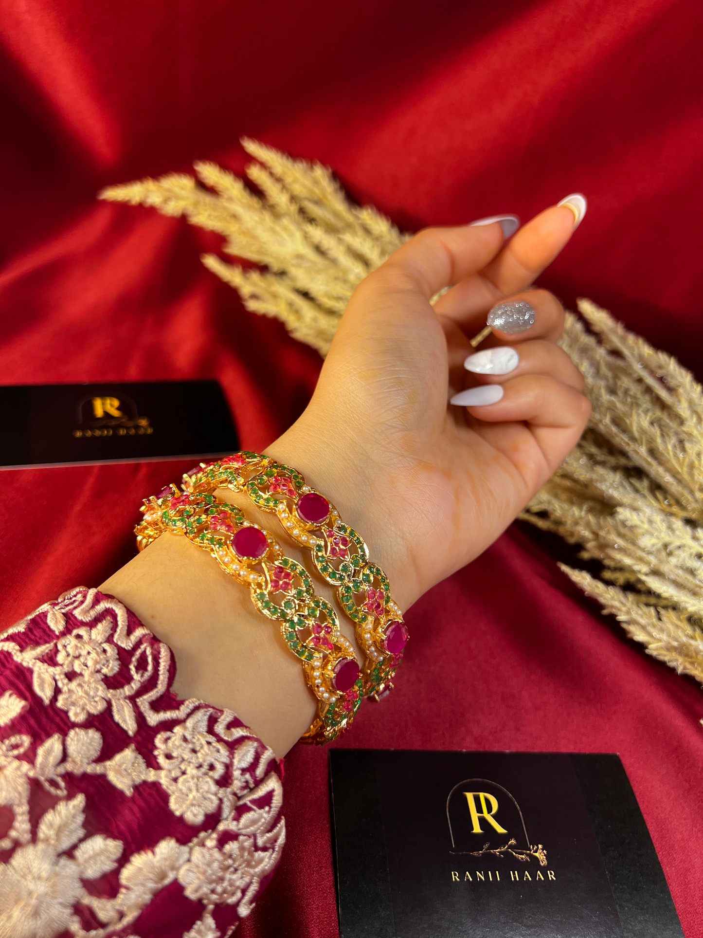 Komal Bangles 21k Gold Plated