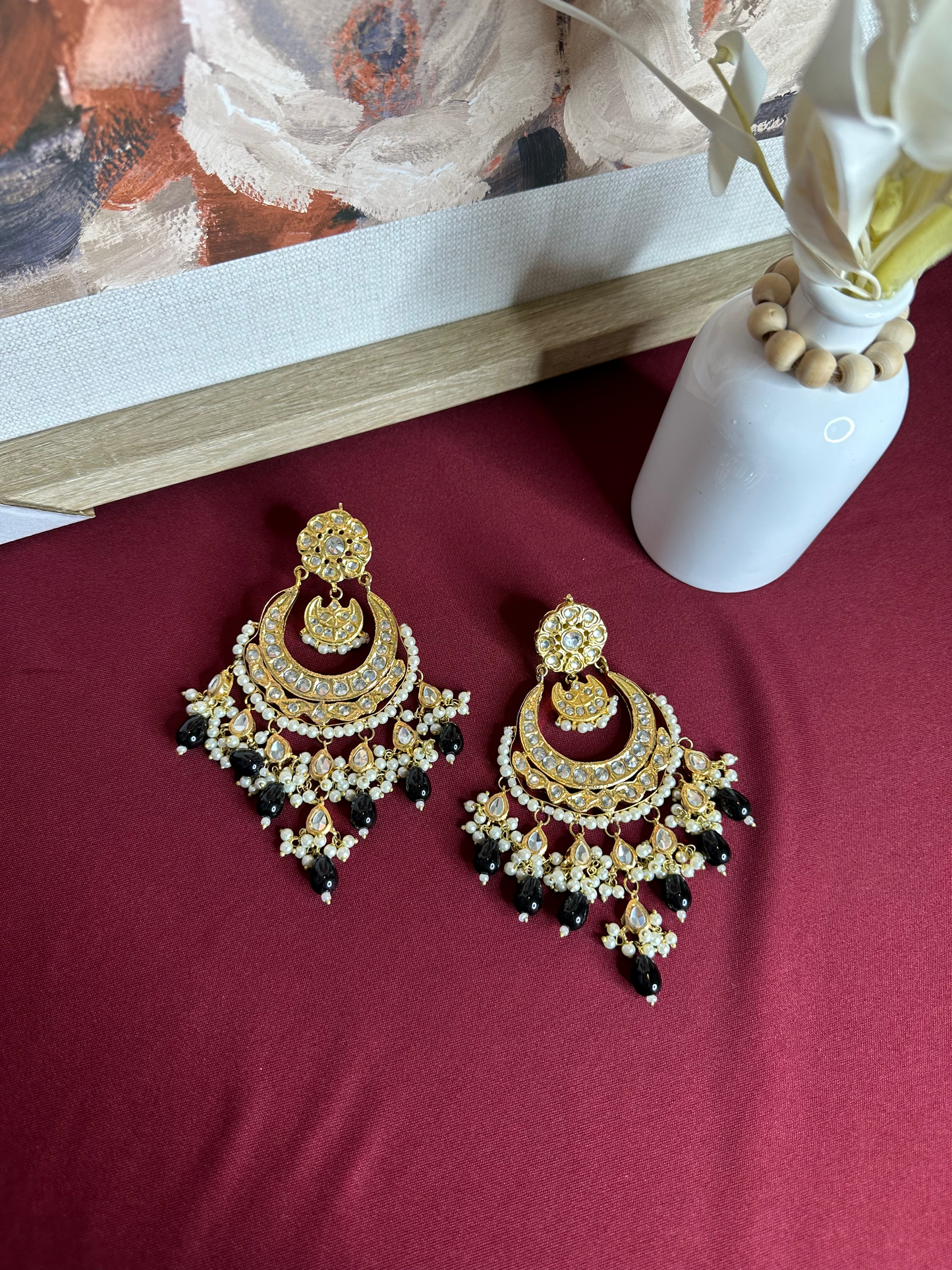 Hazira Jhumka (black )